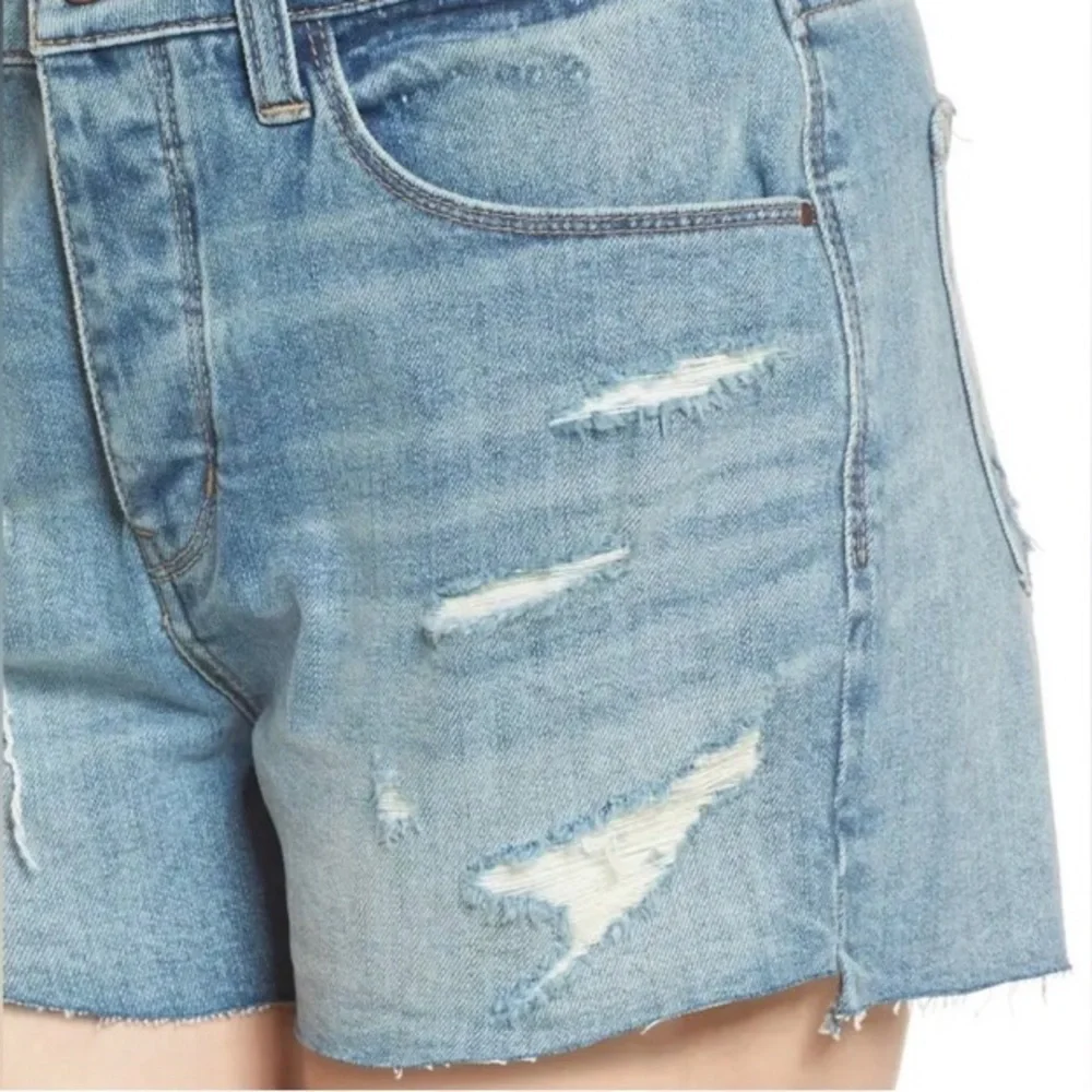 NWT! Nordstrom Women’s High Waist Boyfriend Cutoff Denim Shorts - Multiple🌊